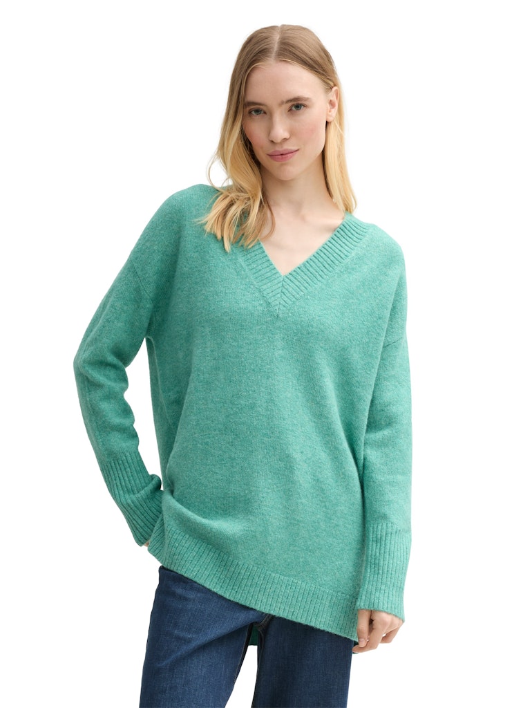 Tom Tailor denim Damen Pullover Pacific Teal Me