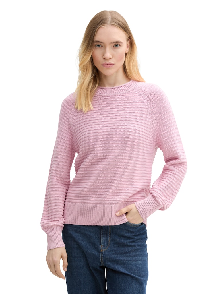 Tom Tailor denim Damen Pullover Soft Dusty Rose