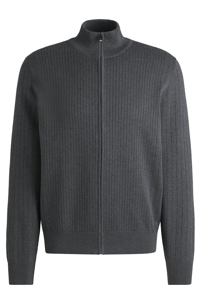 Boss Herren Strickjacken  Medium Grey