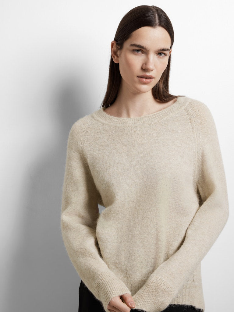 Selected Femme Damen Pullover Birch/Melange