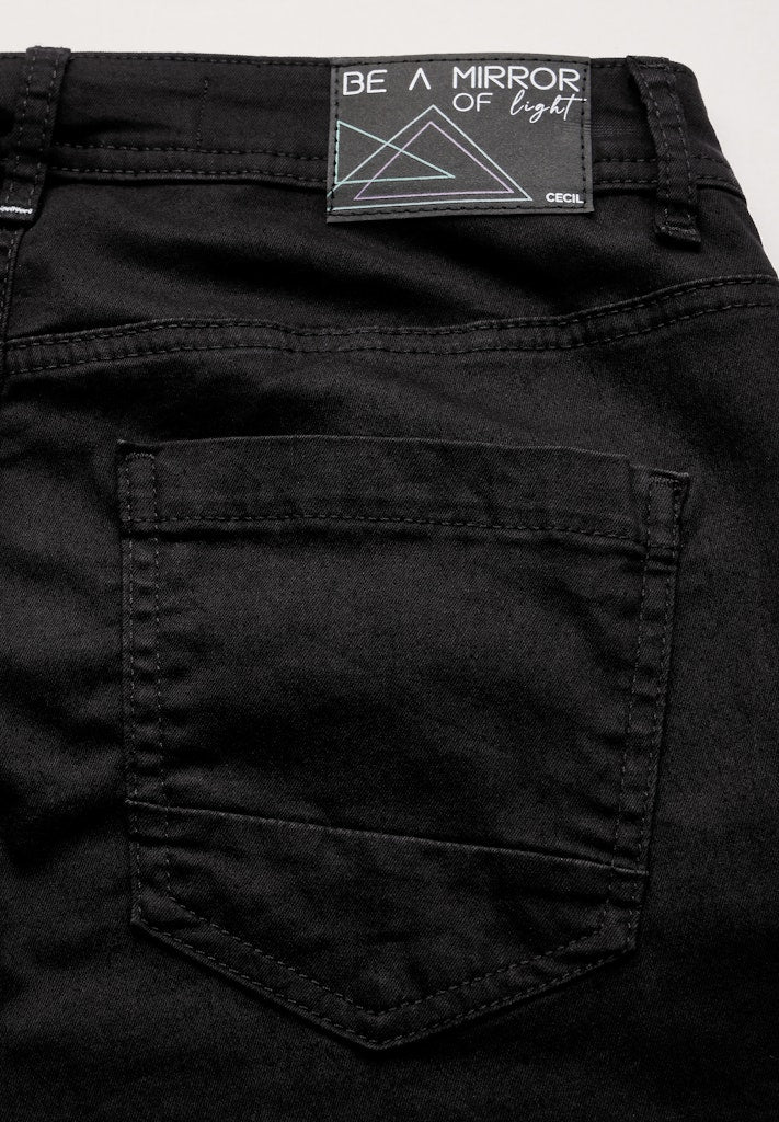 Cecil Damen Hosen  Black