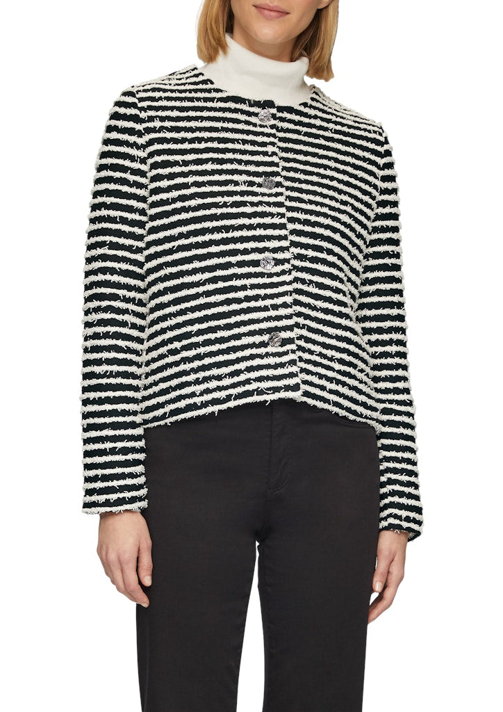 S. Oliver black Damen Blazer Grey/Black