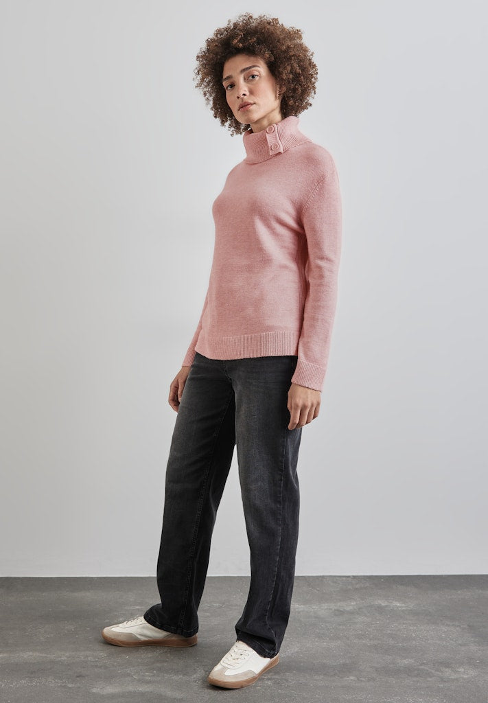 Street One Damen Pullover  Petal Ros