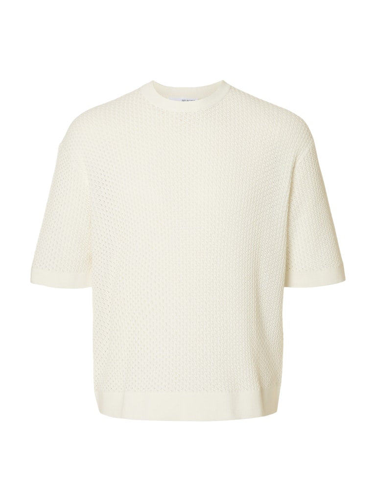 Selected homme Herren Pullover  Egret