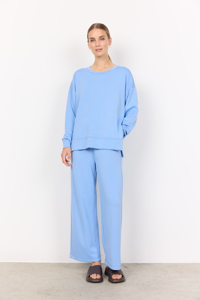 Soya Concept Damen Sweatshirts Air Blue