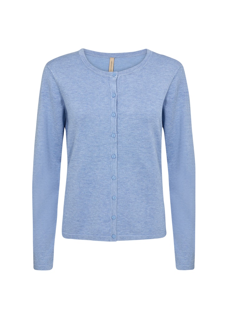 Soya Concept Damen Strickjacken Air Blue Melang