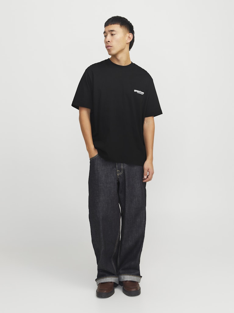 Jack & Jones Herren T-Shirts kurz Black