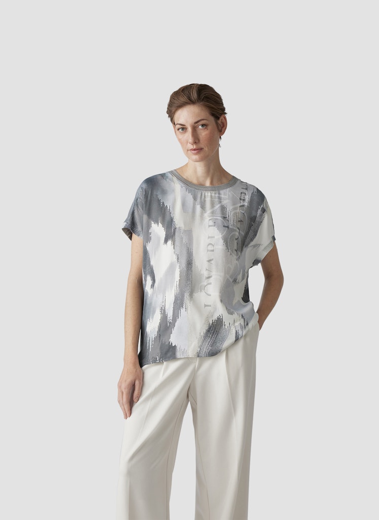 Le Comte Damen T-Shirts Silbergrau