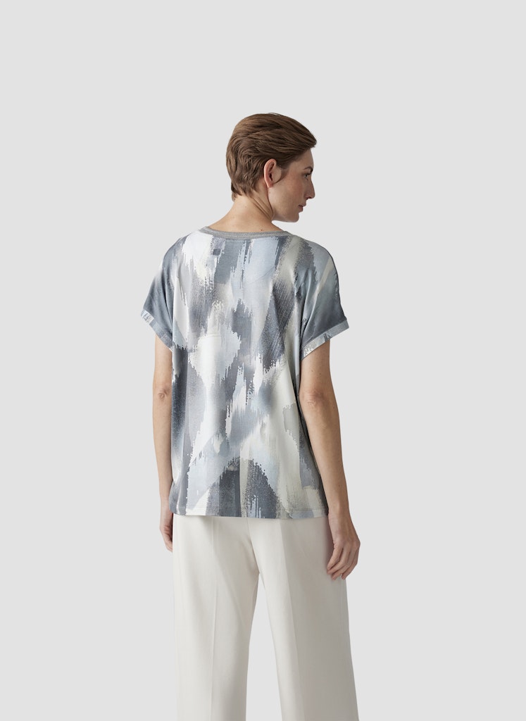 Le Comte Damen T-Shirts Silbergrau