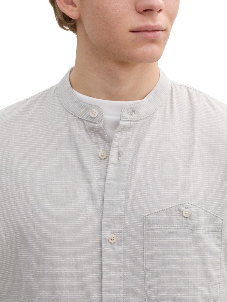 Tom Tailor denim Herren Hemden lang Tree Green Grid