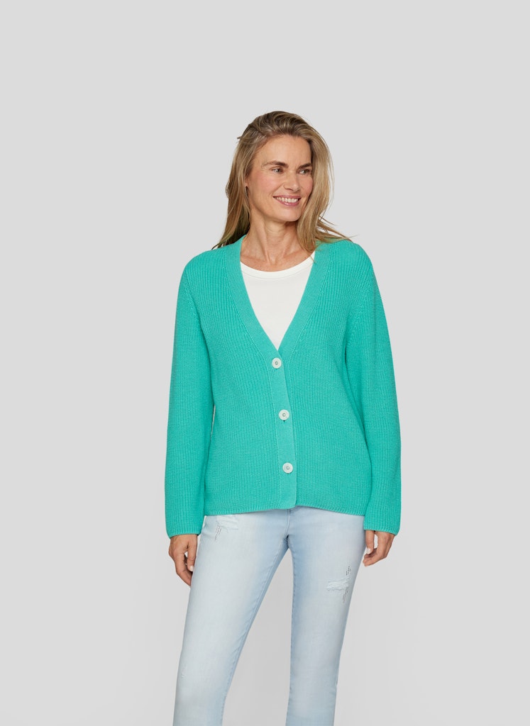 Rabe Damen Strickjacken Smaragd