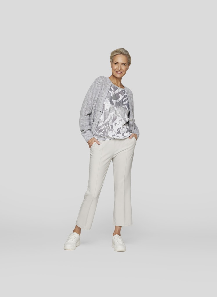 Rabe Damen Strickjacken Silber
