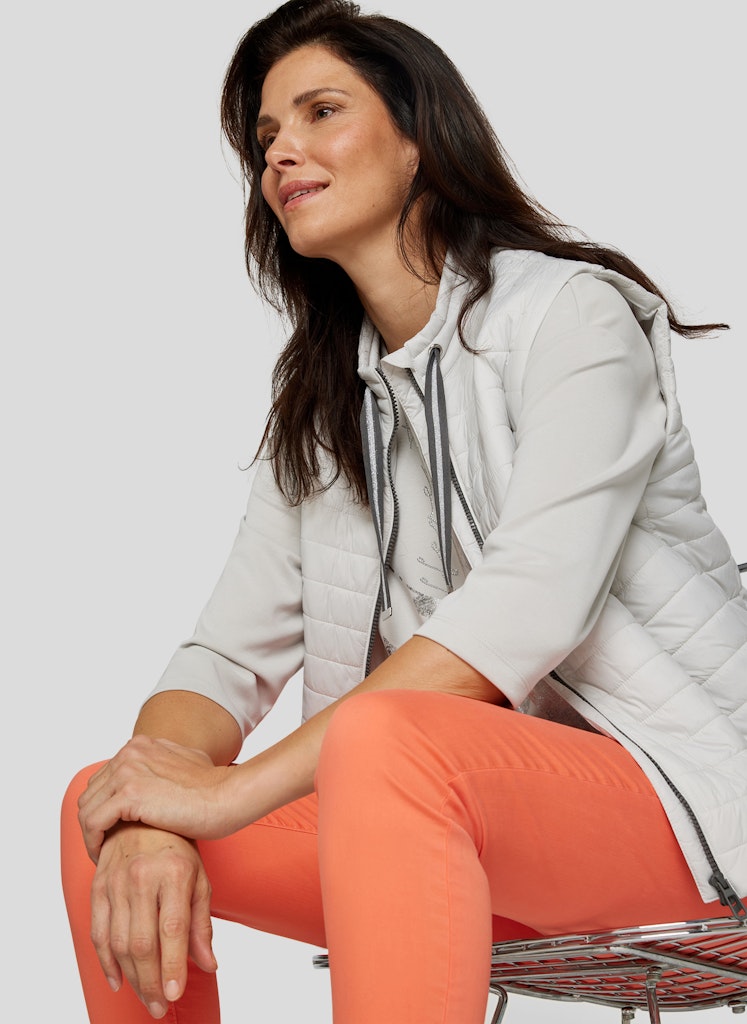 Rabe Damen Outdoorwesten Perlgrau