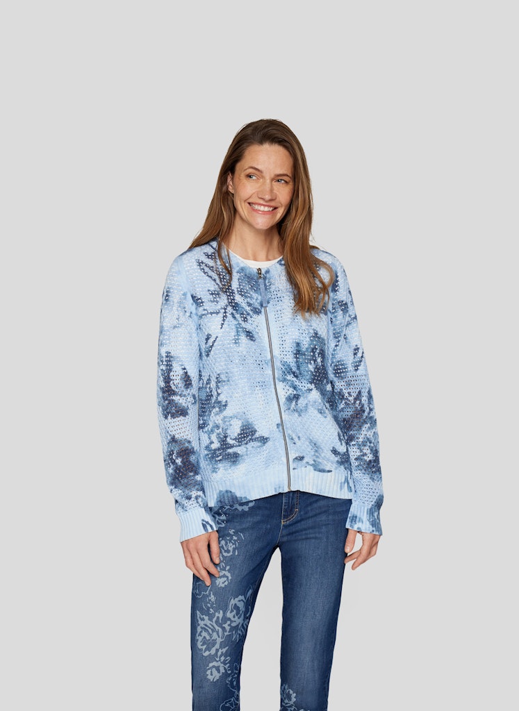 Rabe Damen Strickjacken Pastellblau