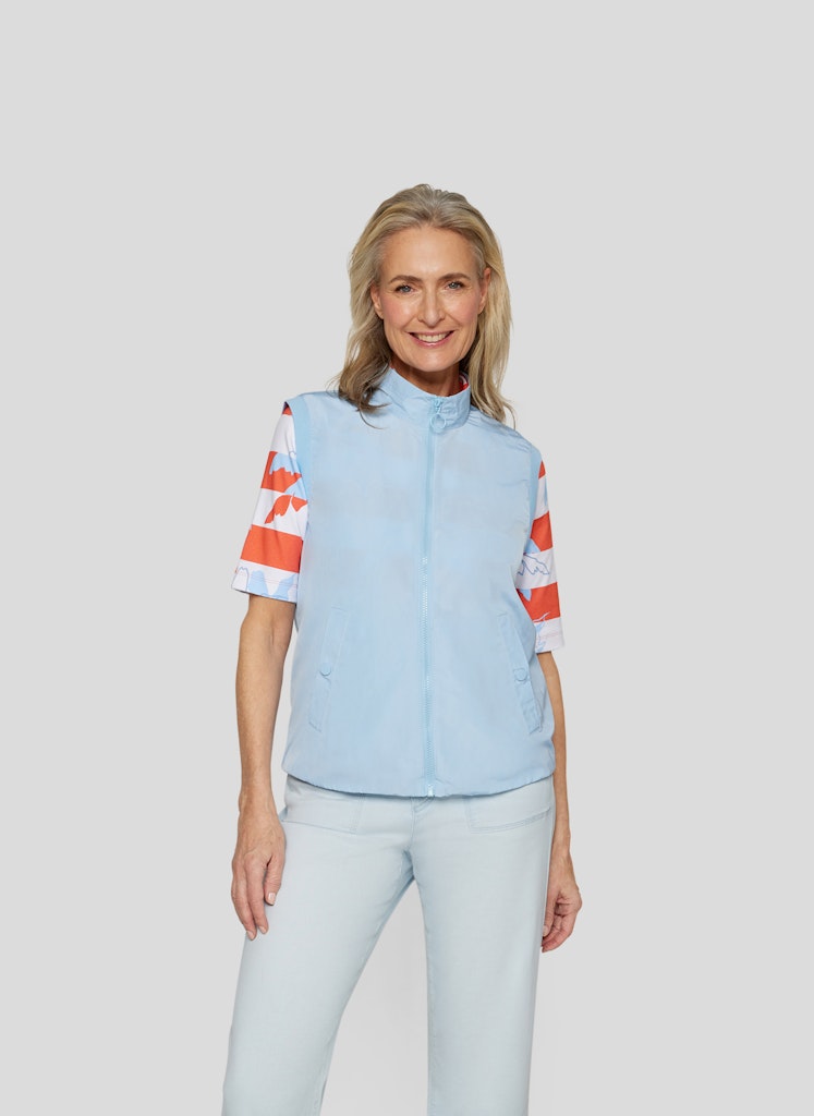Rabe Damen Outdoorwesten Pastellblau
