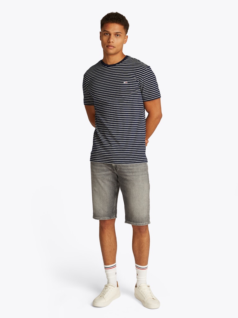 Tommy Jeans Herren T-Shirts kurz A Blue