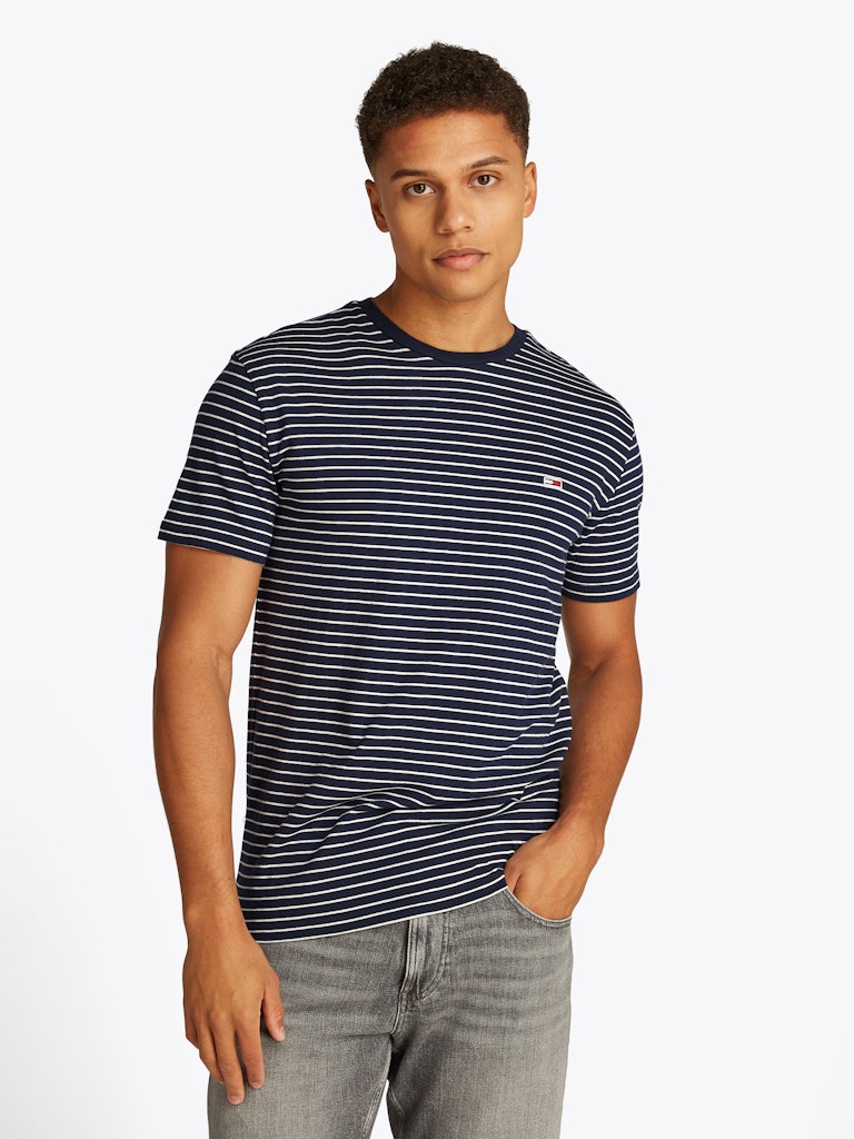 Tommy Jeans Herren T-Shirts kurz A Blue