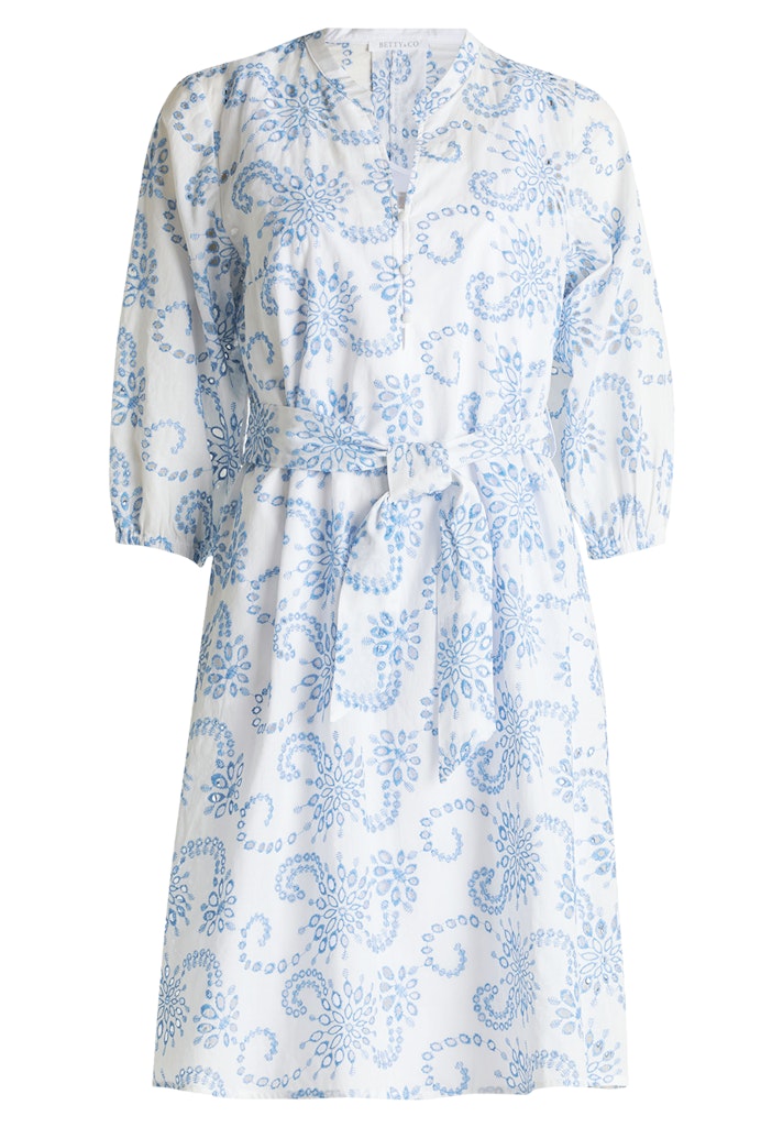 Betty & Co Damen Kleider White/Blue