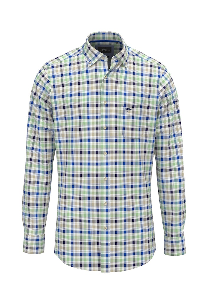 Fynch-Hatton Herren Hemden Turf Green