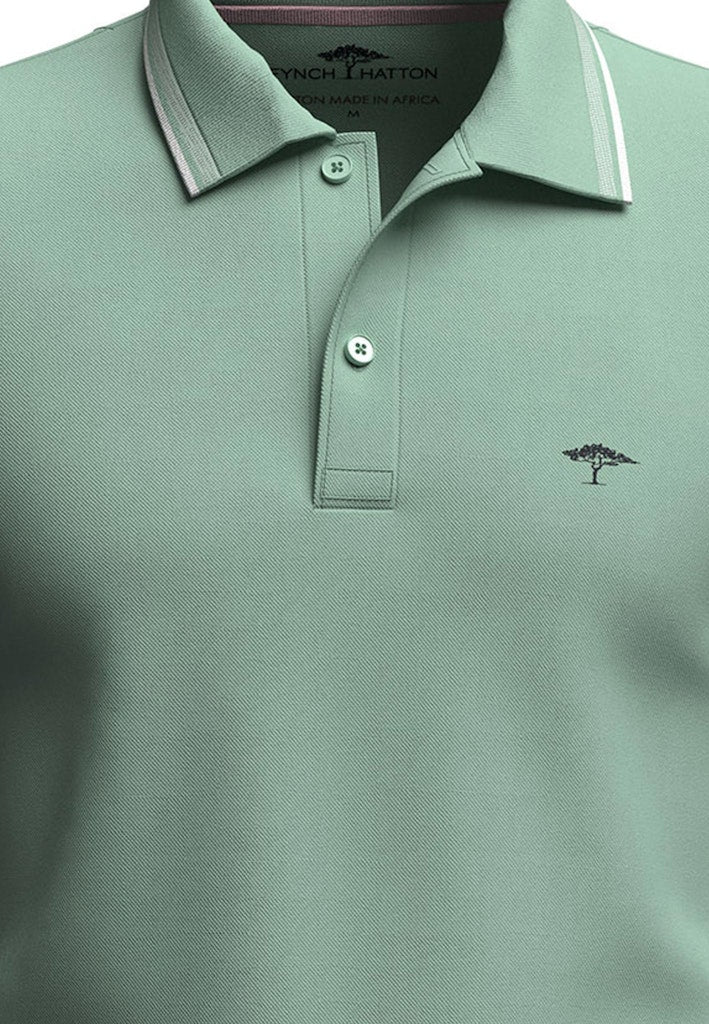 Fynch-Hatton Herren Polo-Shirts Minty Green