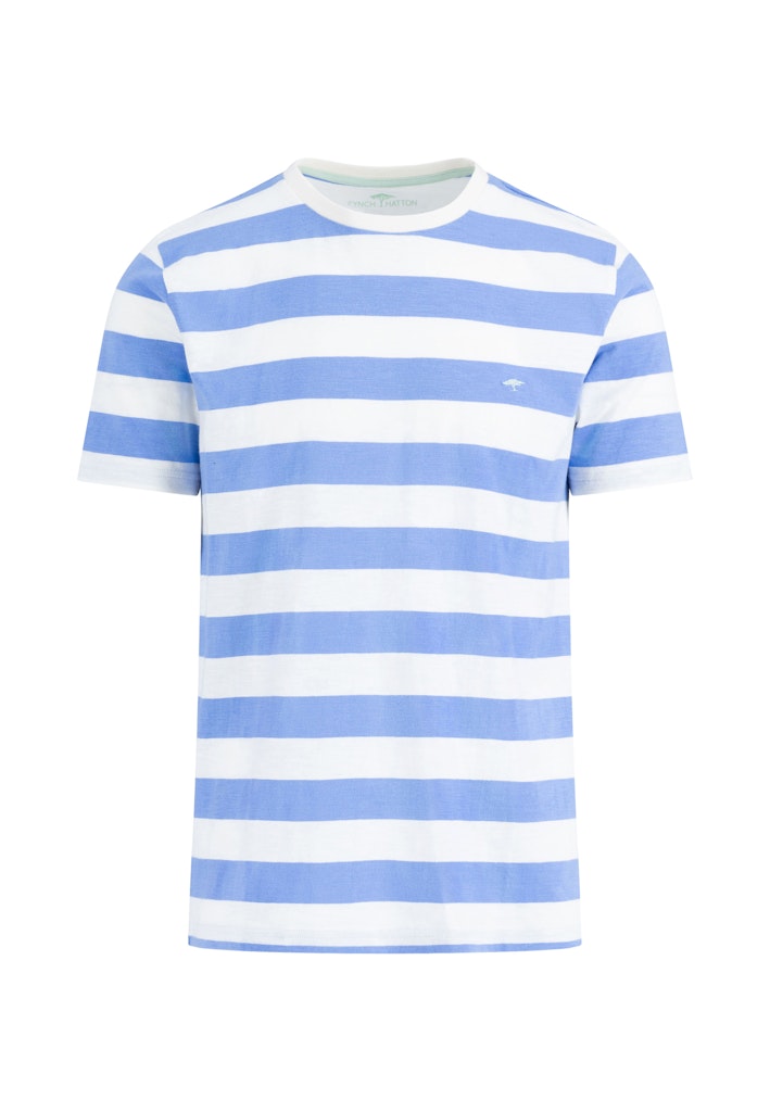 Fynch-Hatton Herren T-Shirts kurz Crystal Blue