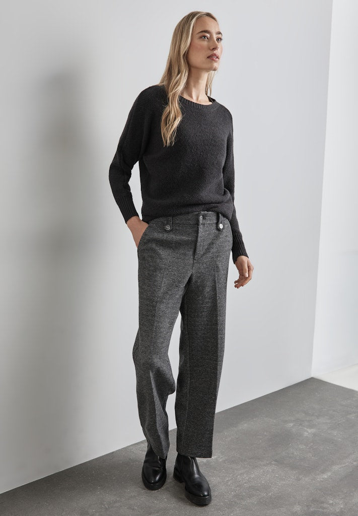 Street One Damen Hosen  Echo Grey