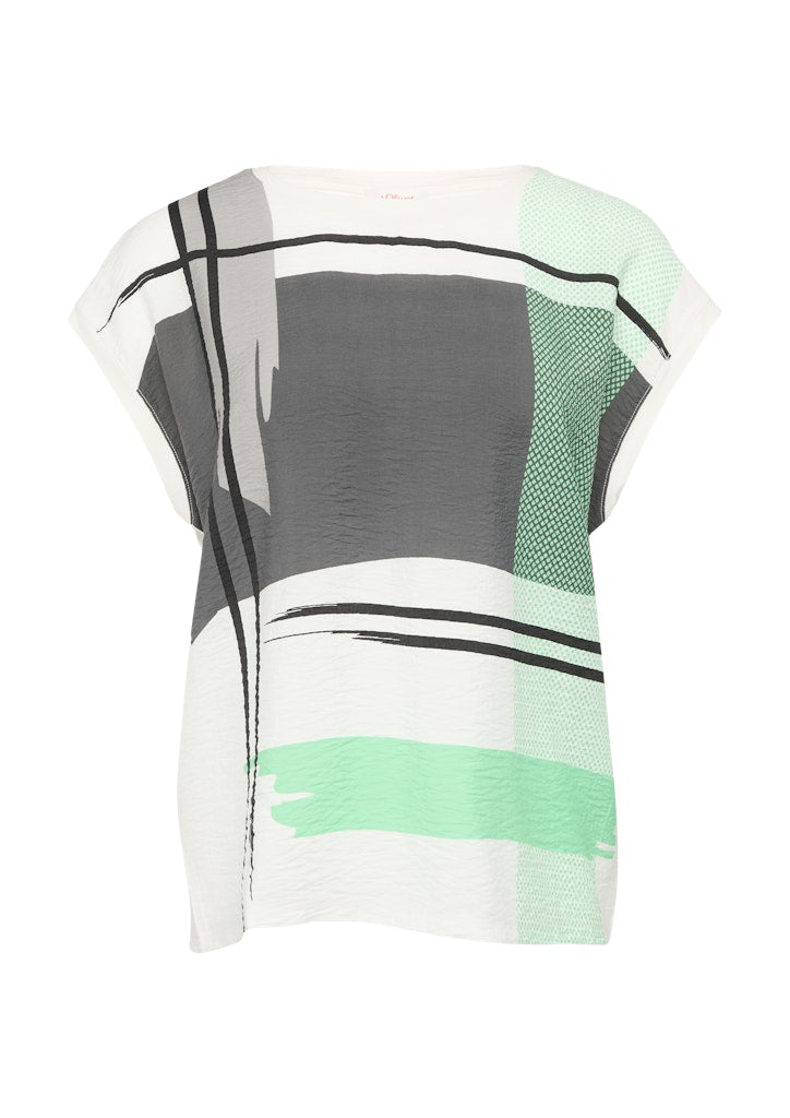 S. Oliver red Damen T-Shirts White