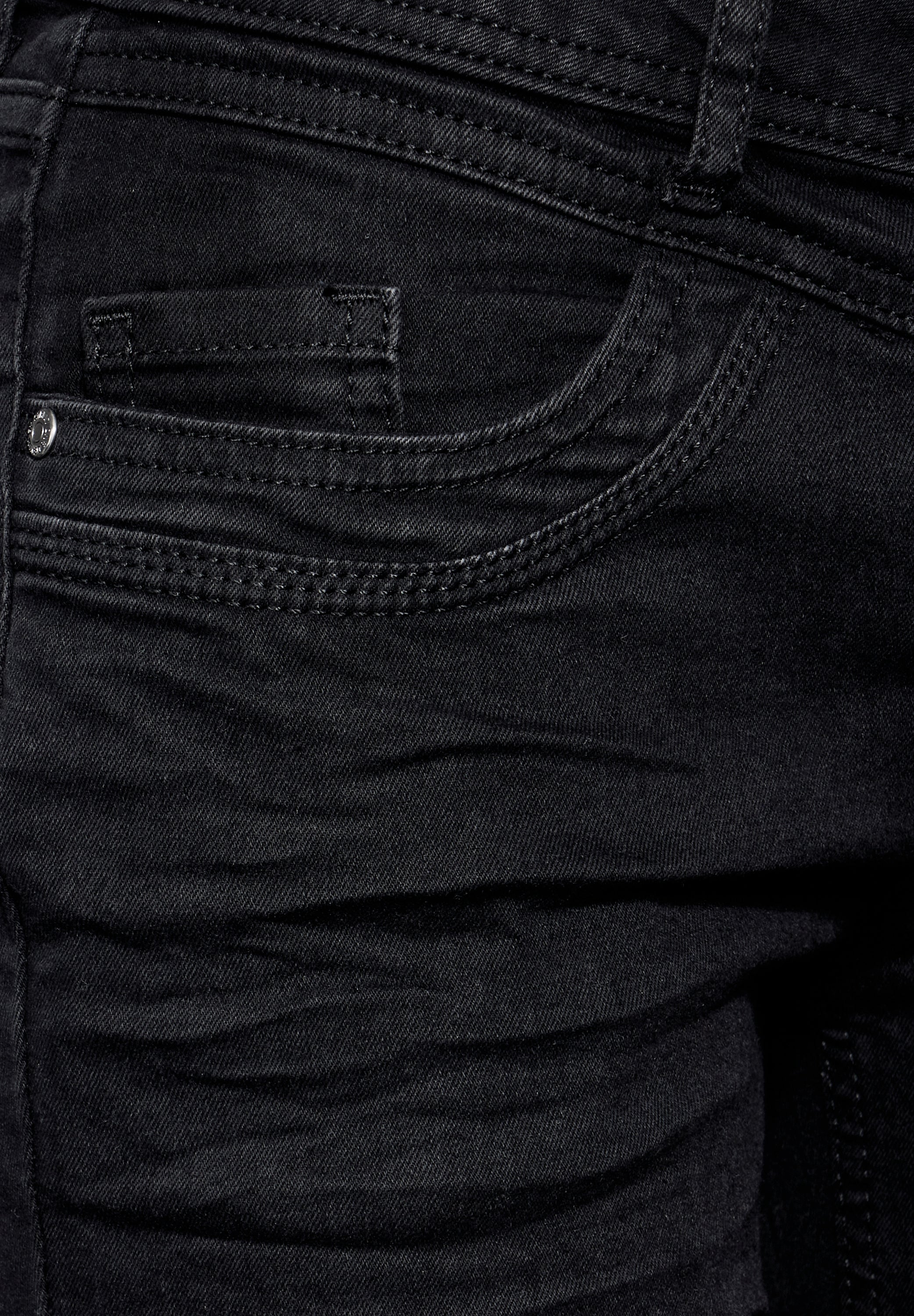 Street One Damen Hosen Deep Blac