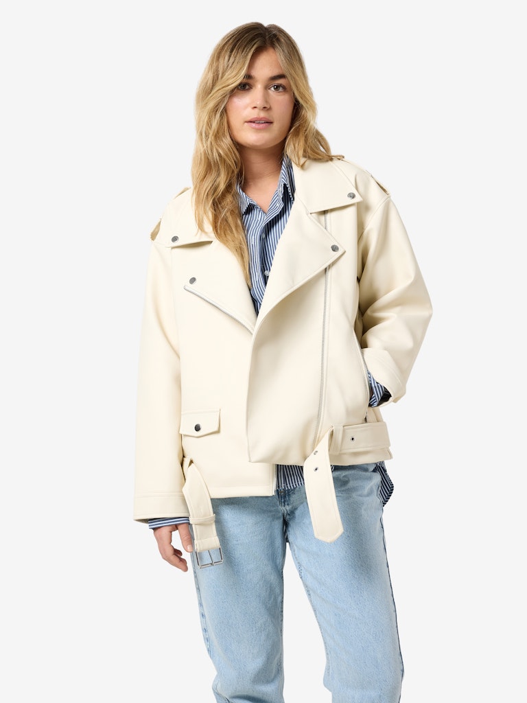 Noisy May Damen Jacken Pearled Ivory