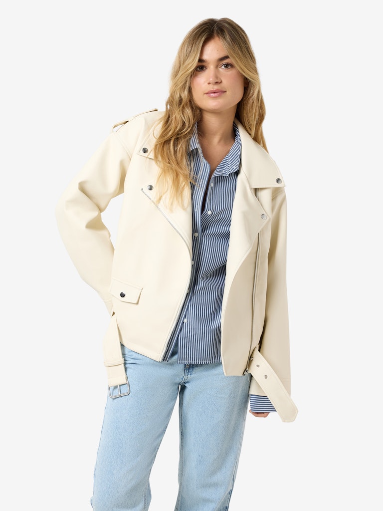 Noisy May Damen Jacken Pearled Ivory