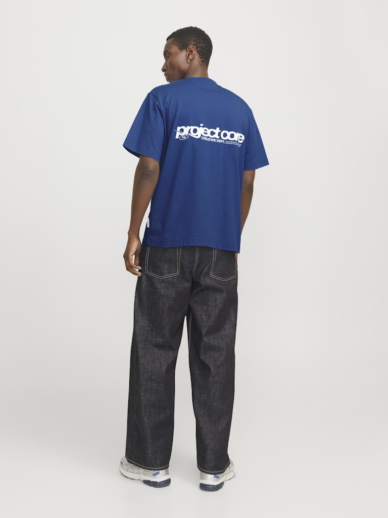 Jack & Jones Herren T-Shirts kurz Beaucoup Blue