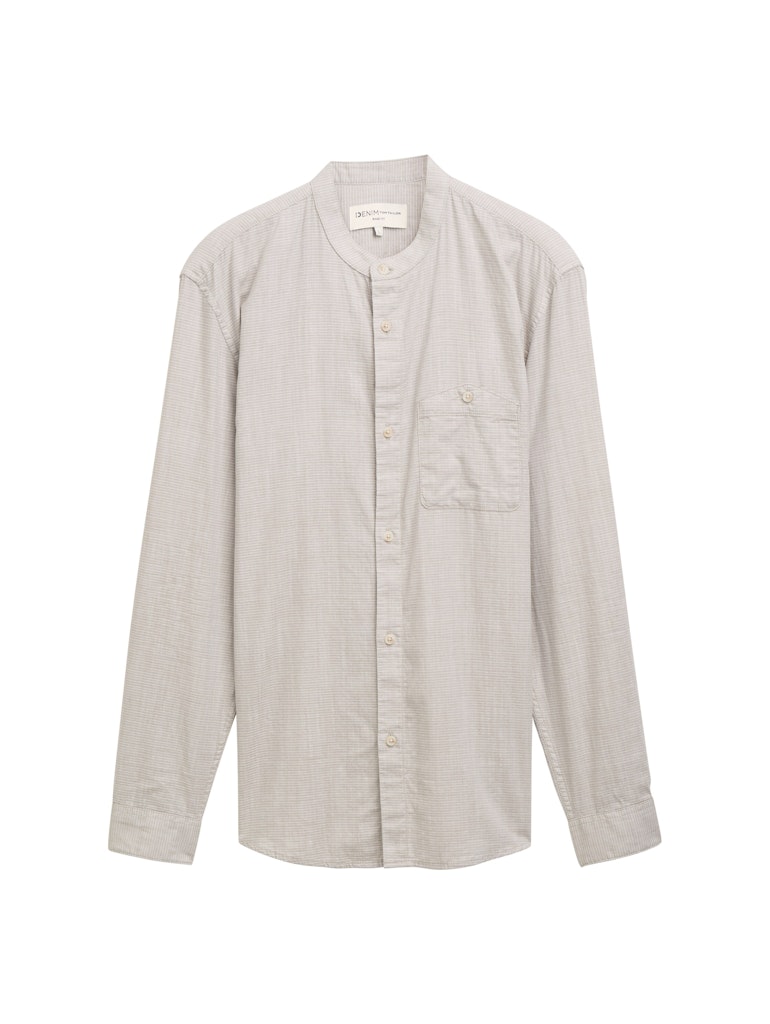 Tom Tailor denim Herren Hemden lang Tree Green Grid