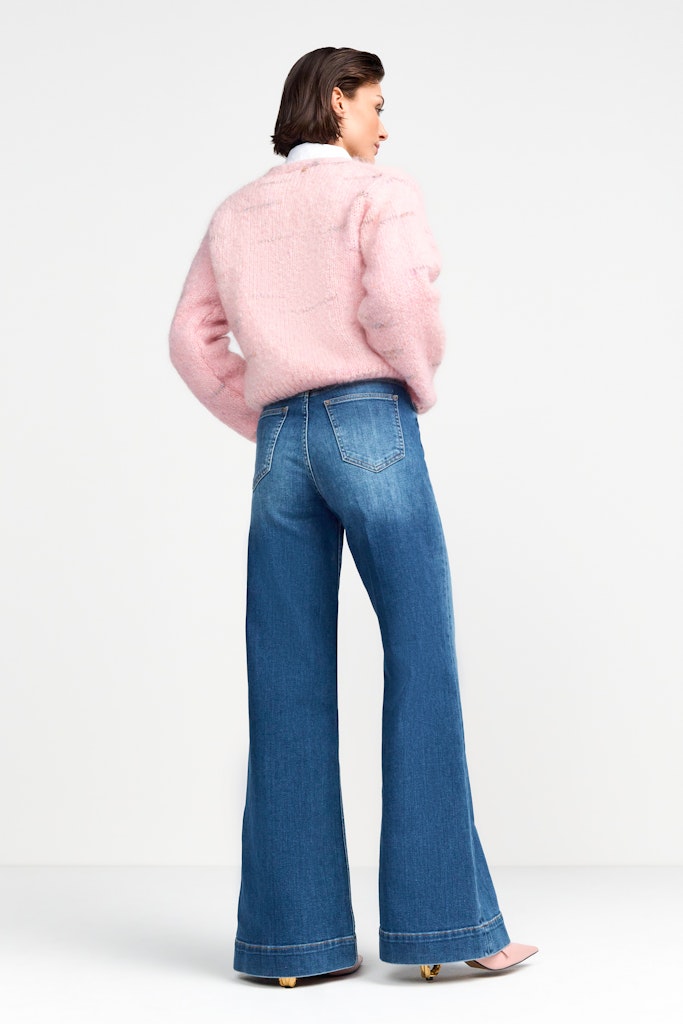 Rich & Royal Damen Jeans Denim Blue