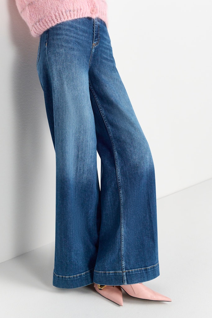 Rich & Royal Damen Jeans Denim Blue