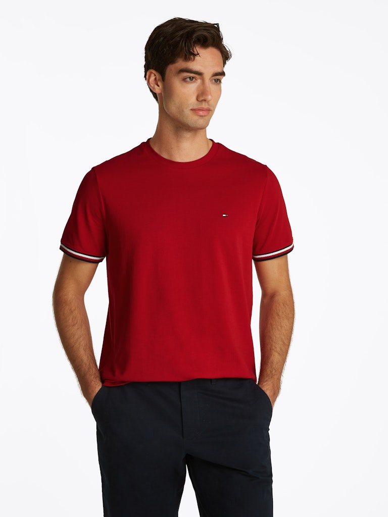 Tommy Hilfiger Herren T-Shirts kurz Xld Red