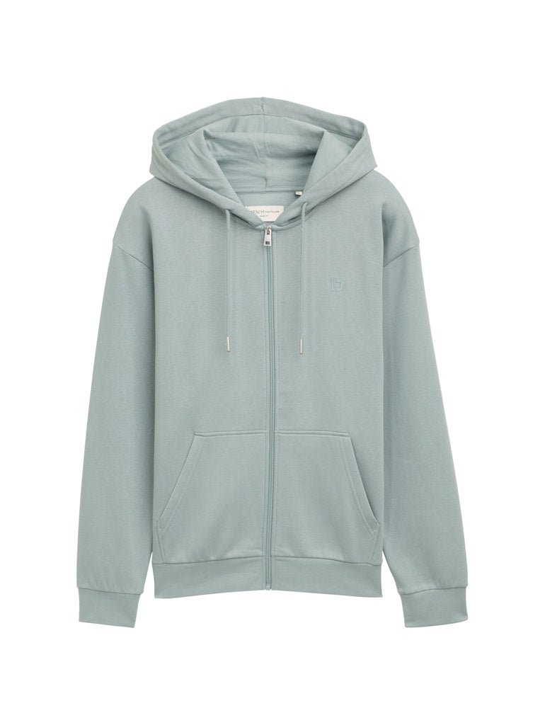 Tom Tailor denim Herren Sweatjacken Light Ice Blue