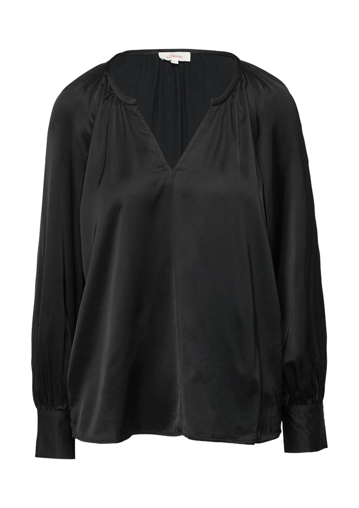 S. Oliver red Damen Blusen Grey/Black