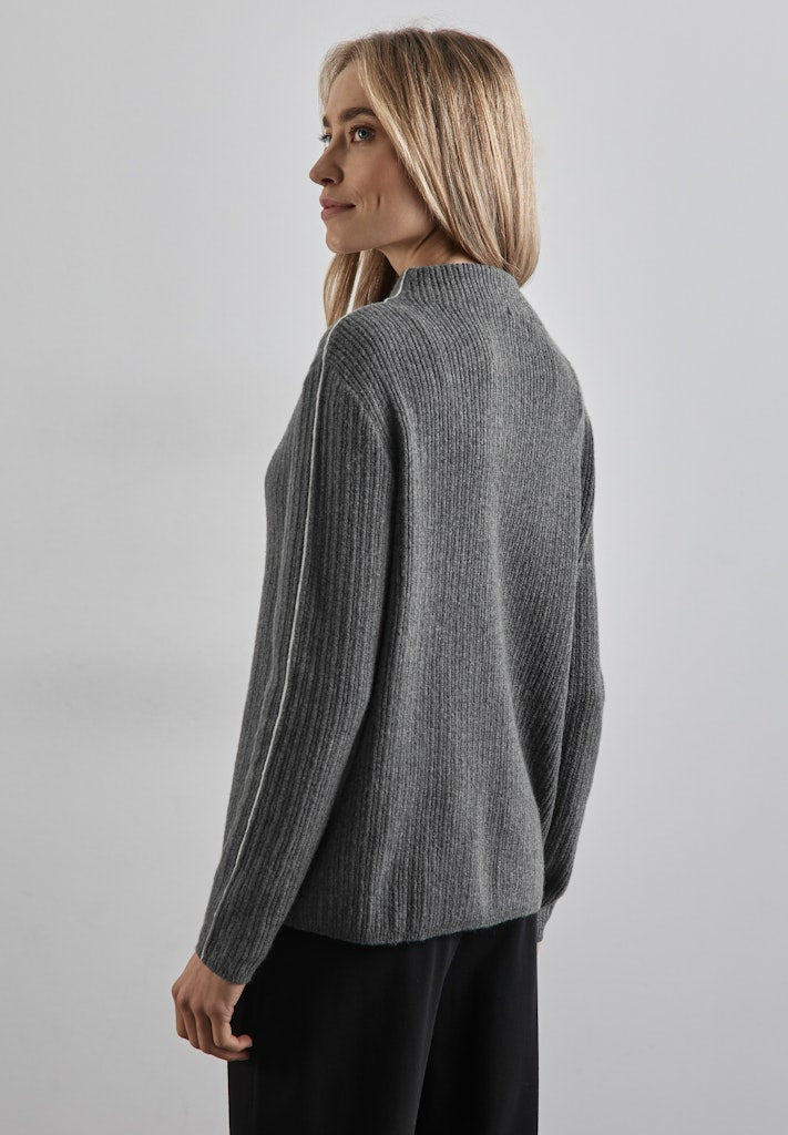 Street One Damen Pullover  Echo Grey