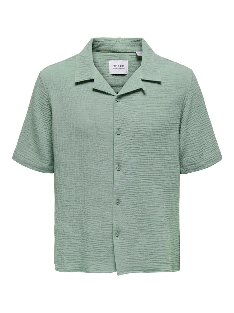 Only & Sons Herren Hemden lang Iceberg Green