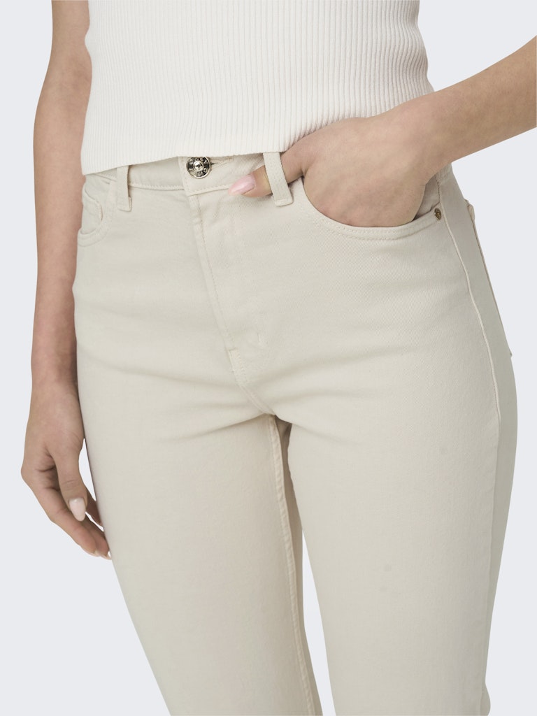 Only Damen Jeans Ecru