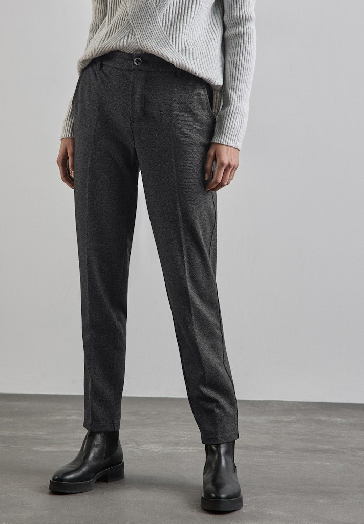 Street One Damen Hosen  Black