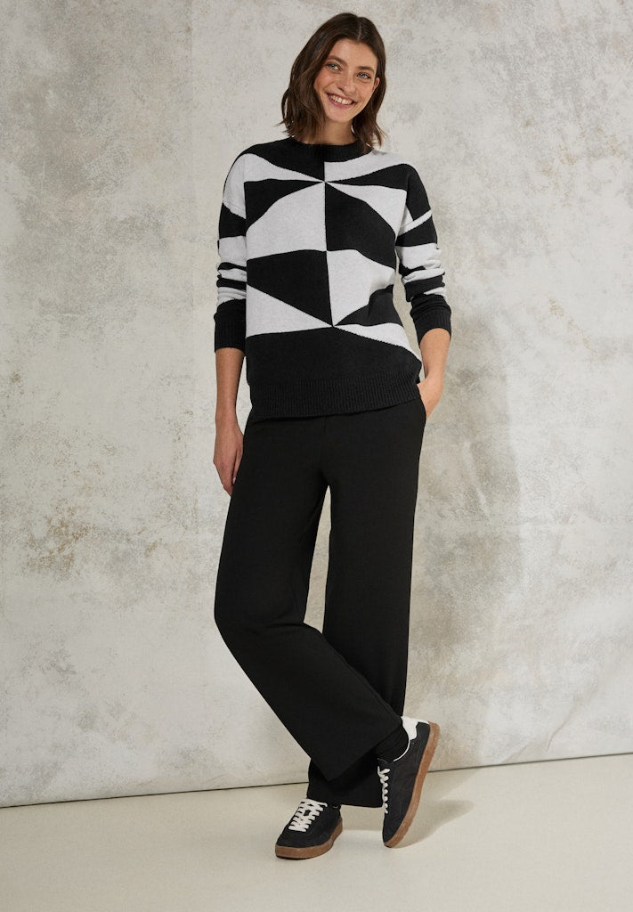Cecil Damen Pullover  Black