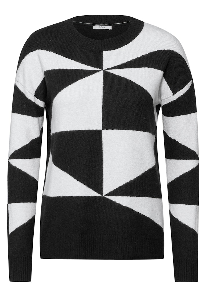 Cecil Damen Pullover  Black