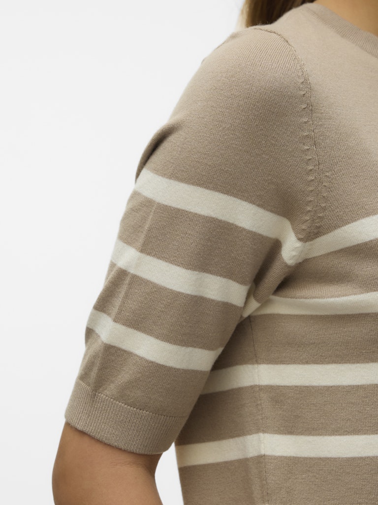 Vero Moda Damen Pullover Silver Mink/W B