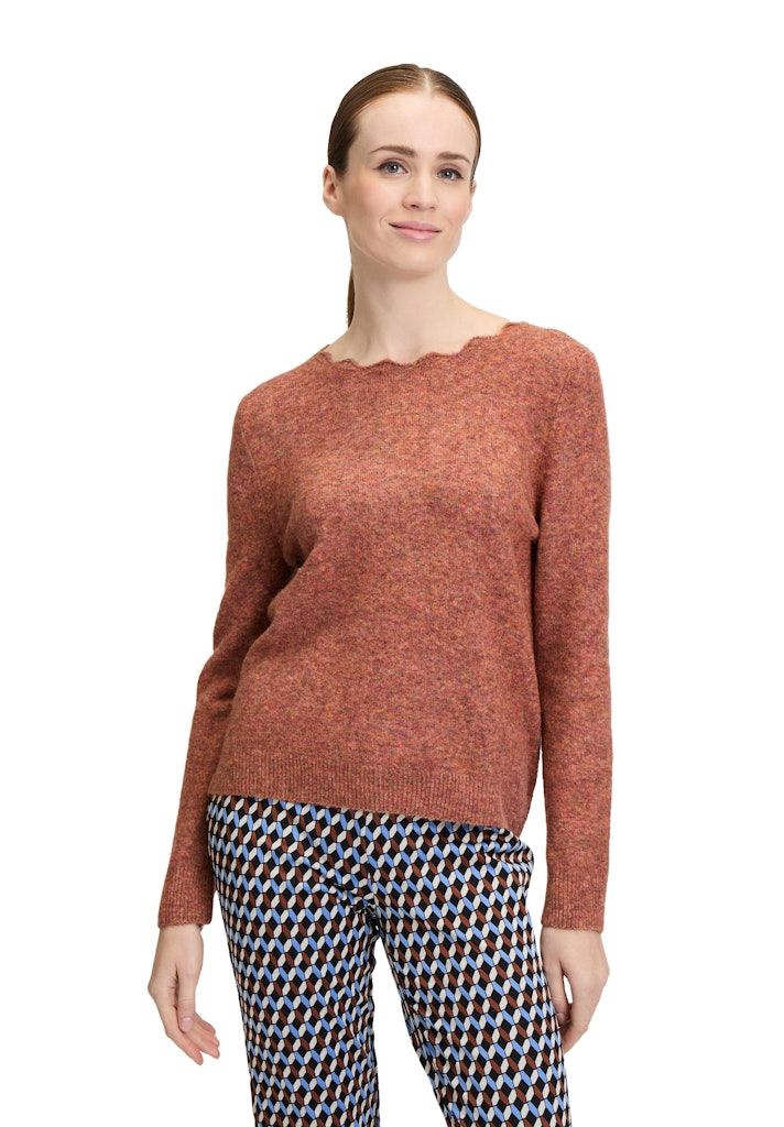 Cartoon Damen Pullover Light Brown Mel