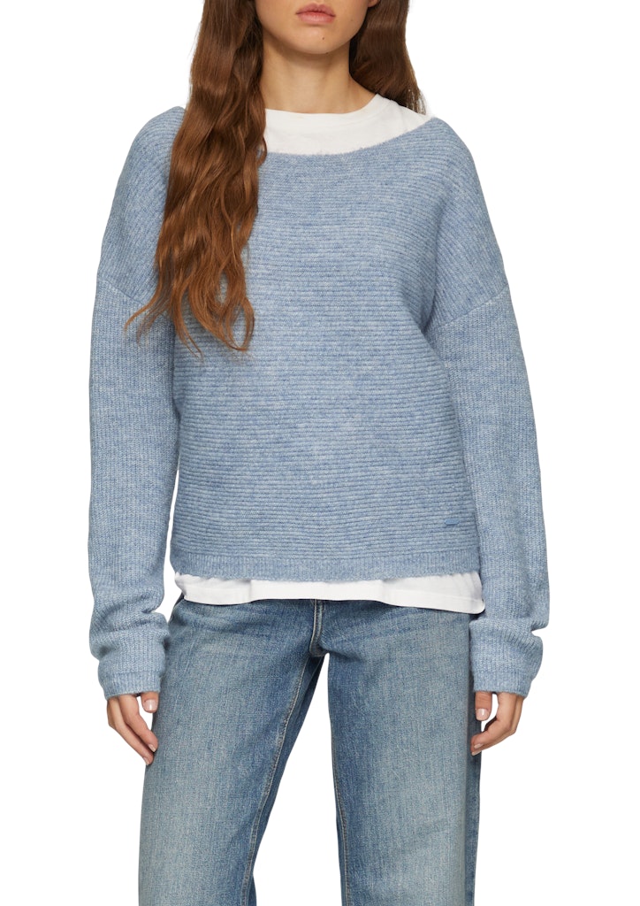 QS by S.Oliver Damen Pullover Blue