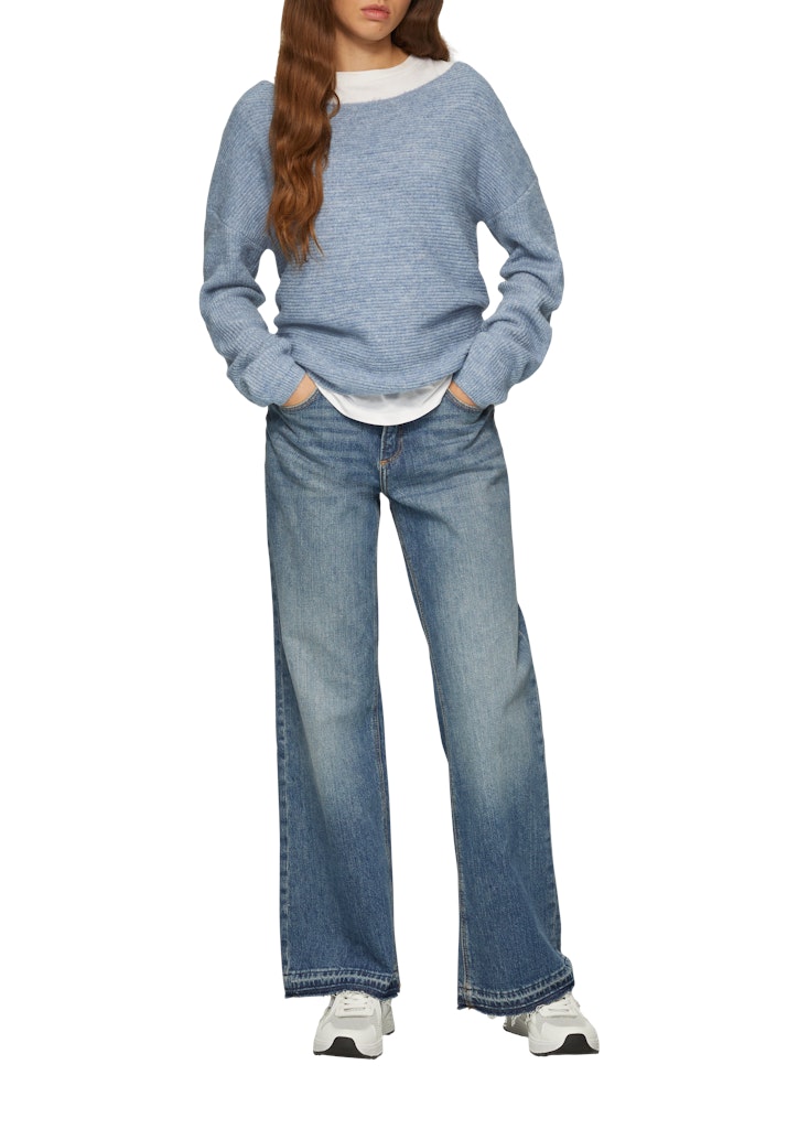 QS by S.Oliver Damen Pullover Blue