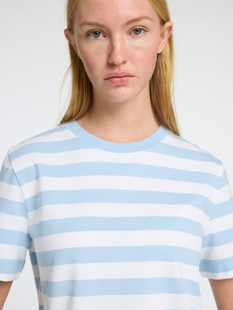 Selected Femme Damen T-Shirts Cashmere Blue/B