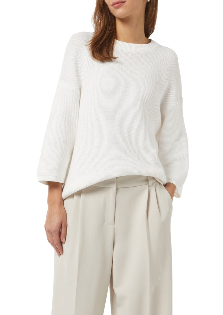 Comma CI Damen Pullover  White