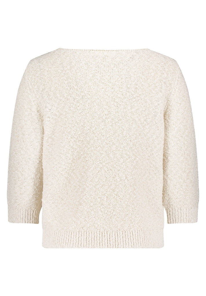 Betty & Co Damen Pullover Cream/Gold